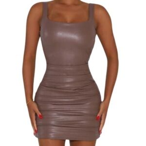 Naked Wardrobe Can’t Faux me mini dress